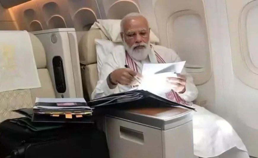 पाक एयरस्पेस में 46 मिनट रहा पीएम मोदी का विमान, पाक मीडिया में चर्चा