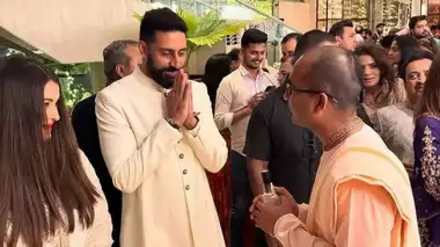 आशुतोष गोवारिकर के बेटे की शादी में ऐश्वर्या और अभिषेक दिखे एक साथ